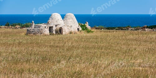 Preview: Along The Coast Of Bari. Contrasts Between The Fields And The Sea.