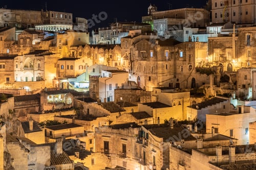 Preview: Sassi Di Matera At Night. European Capital Of Culture.
