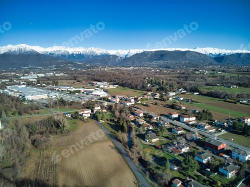 Preview: Panoramic View From The Hills Of Central Friuli. Historical Monuments And Nature.