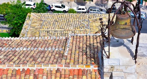 Preview: View From The Bell Tower Of The Cathedral San Giovanni Battista Ragusa Sicily Italy