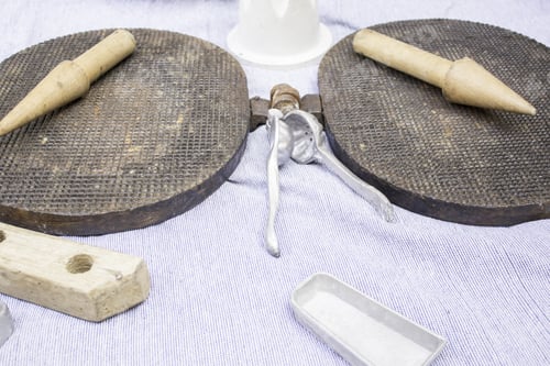 Preview: Crepe Pans Old And Rusty, Kitchen Objects