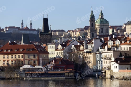 Preview: View On The Autumn Prague St. Nicholas' Cathedral, Czech Republic