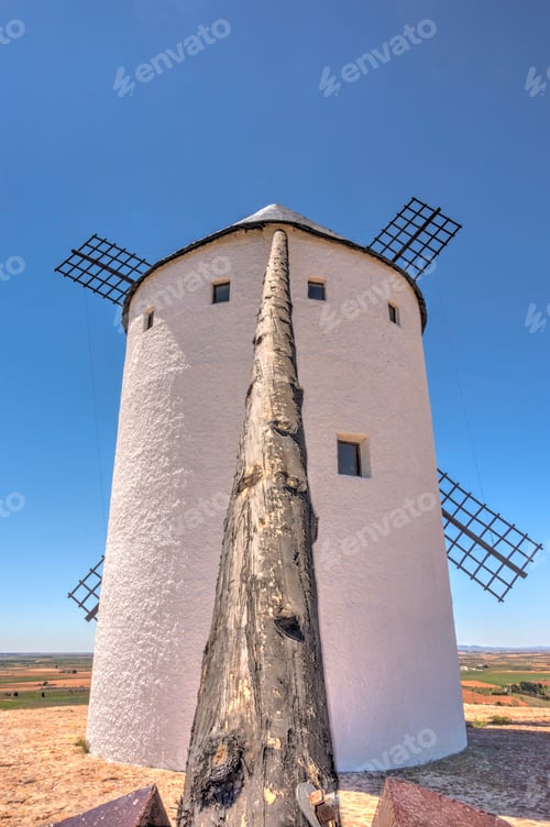 Preview: Windmills In Alcazar De San Juan, Spain