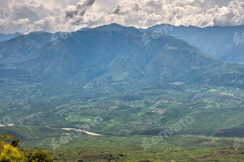 Preview: Andean Landscape Near Barichara, Colombia