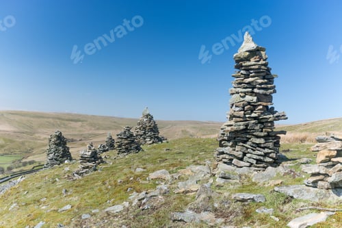 Preview: Stags Fell Stone Mine Cairns In Wensleydale