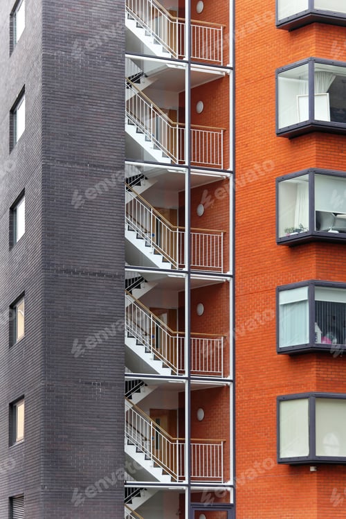 Preview: Staircase Fire Escape In Condo Building