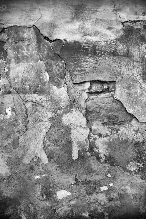 Preview: Peeling Painted Wall, Detail Of The Passage Of Time, Abandonment And Ruin