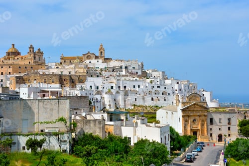 Preview: Panorama Of Ostuni Puglia Italy