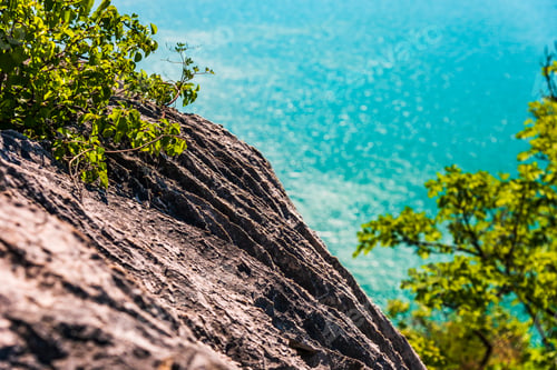 Preview: Gulf Of Trieste. High Cliffs Between Boats, Karst Rocks And Ancient Castles. Duino. Italy