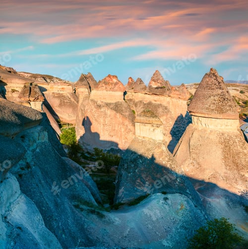 Preview: Gorgeous Fungous Forms Of Sandstone In The Canyon Near Cavusin Village, Cappadocia, Nevsehir