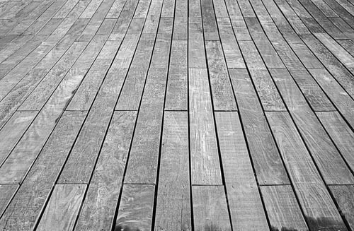 Preview: Wooden Floor Boards In Urban Bridge Construction