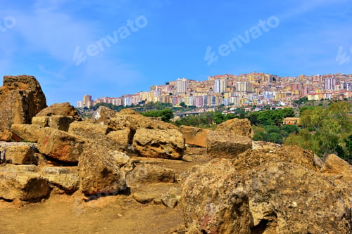 Preview: Valley Of The Temples And Panorama Of Agrigento Sicily Italy