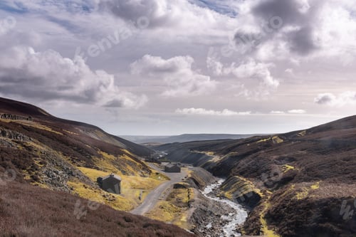 Preview: View Accross Old Gang Mine In Swaledale