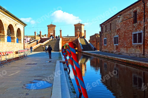 Preview: Small Italian Town Comacchio Also Known As "The Little Venice", Emilia Romagna Region, Province Of