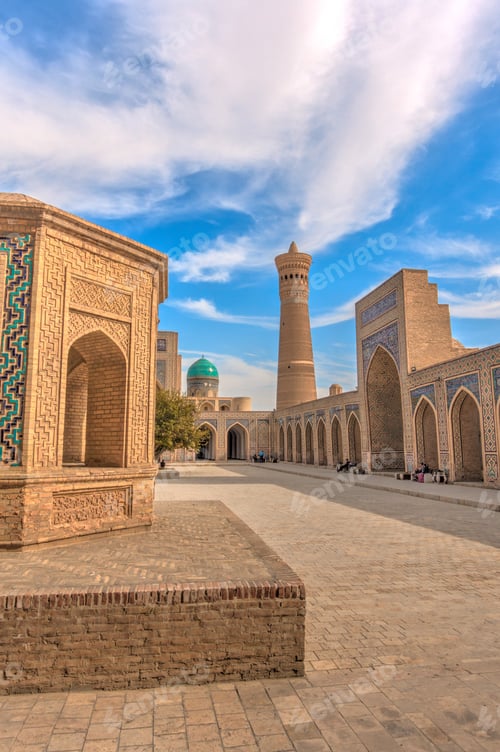 Preview: Kalan Mosque, Bukhara, Uzbekistan, Hdr Image