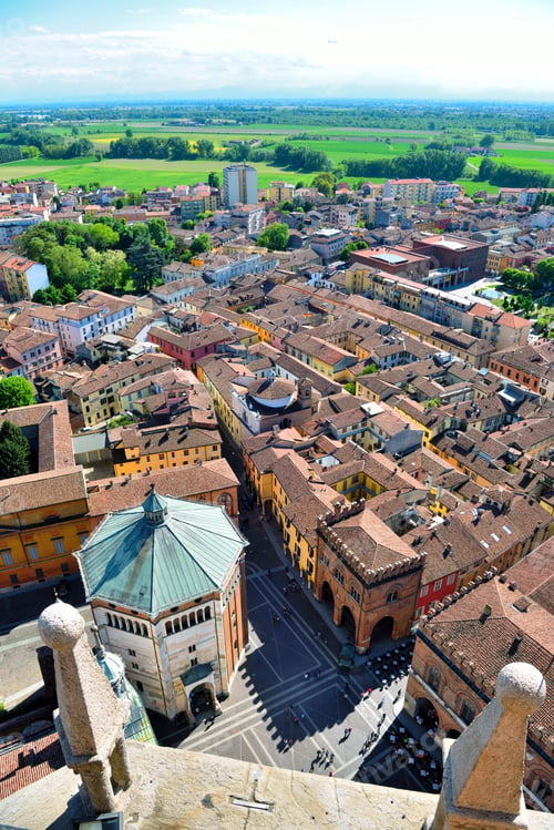 Preview: Cremona Panorama Taken From Torrazza