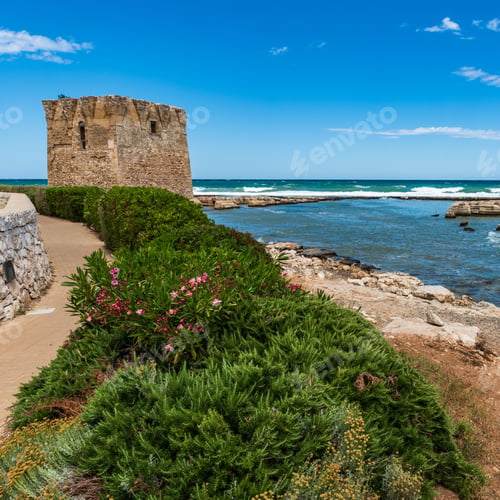 Preview: Enchanted Sea. Boats In The Bay Of The Abbey Of San Vito