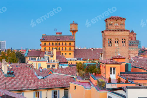 Preview: Bologna. Sunset Over The City.