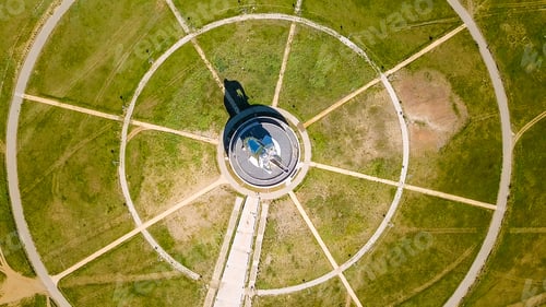 Preview: Equestrian Statue Of Genghis Khan In Sunny Weather. Mongolia, Ulaanbaatar, From Drone