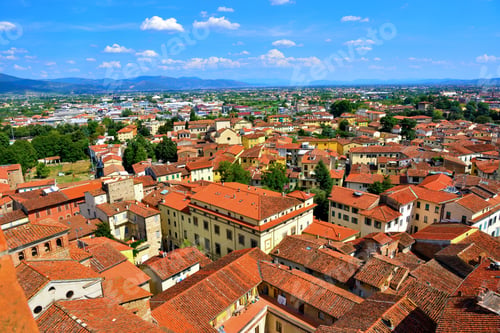 Preview: Panorama On Top Of The Tower Of The Cathedral Of Pistoia