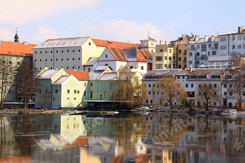 Preview: The Medieval Town Pisek On The River Otava