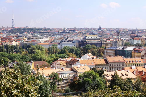 Preview: The View On Autumn Prague Above River Vltava