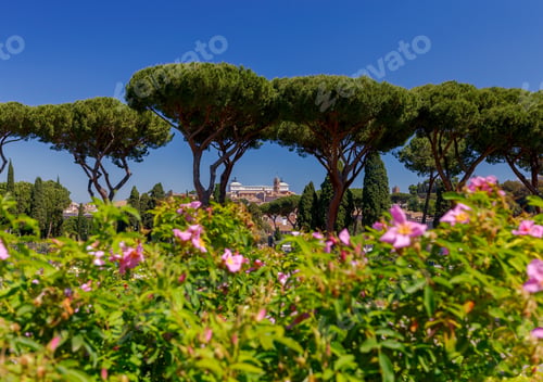 Preview: Rome. View Of The City From The Aventine Hill.