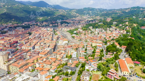 Preview: La Spezia, Italy. View Of The City, Mountains, Aerial View