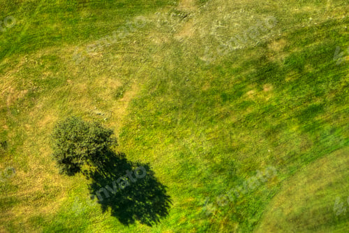 Preview: Top View With The Use Of A Drone Of A Golf Course
