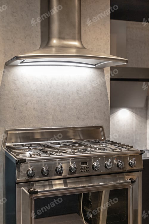 Preview: Big Gas Stove Oven With Air Duct