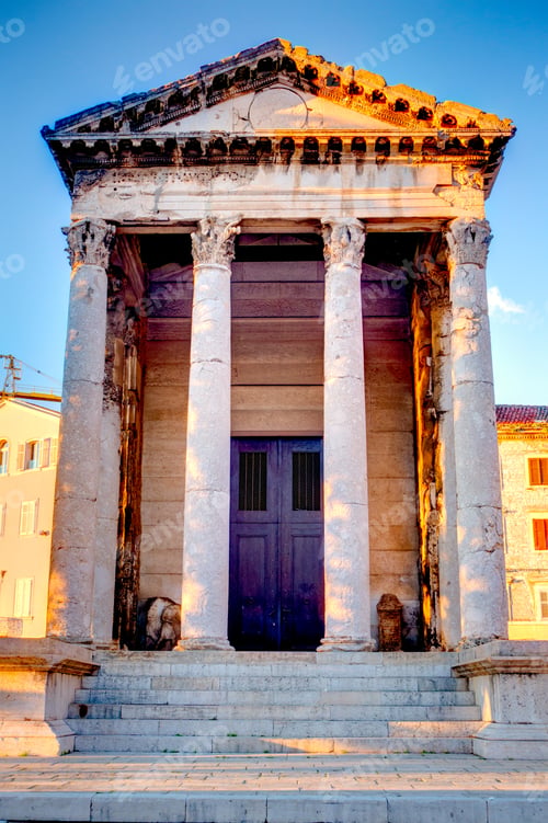 Preview: Roman Landmarks In Pula, Croatia, Hdr Image
