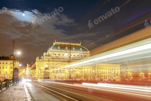 Preview: The Building Of The National Theatre In Prague, Czech Republic.