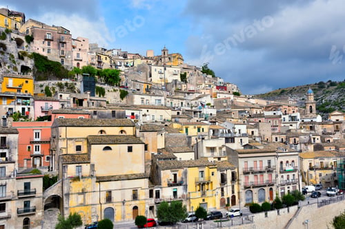 Preview: Panorama Of Ragusa Sicily Italy