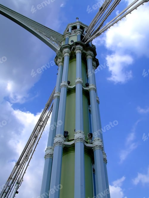 Preview: Blue And Green Bridge Column