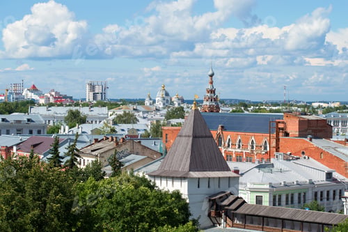 Preview: July Day Over The Roofs Of Yaroslavl. Russia