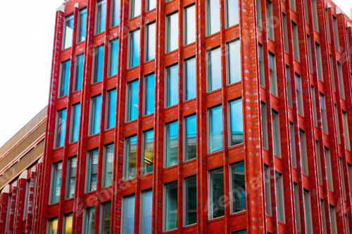 Preview: Red Brick Office Building With Long Windows