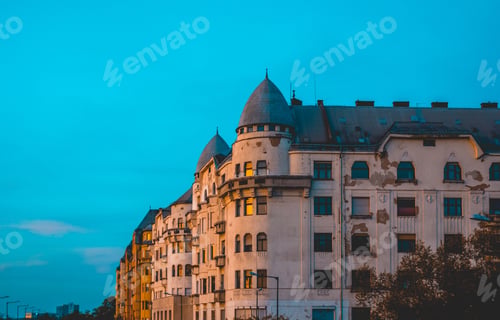 Preview: Residential Houses At Budapest In The Afternoon