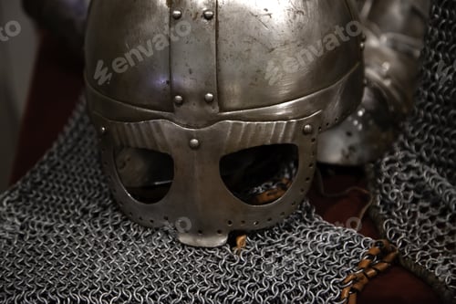 Preview: Medieval Armor Helmets, Historical War, Middle Ages