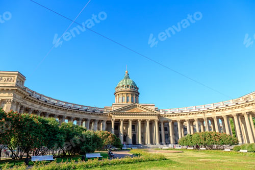 Preview: Saint-Petersburg, Russia. Kazan Cathedral In The Morning