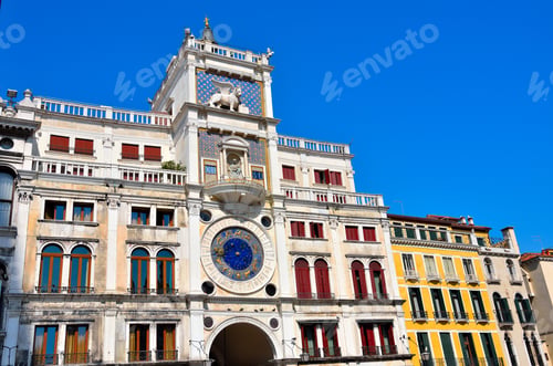 Preview: Tower Clock Piazza San Marco Venice Italy
