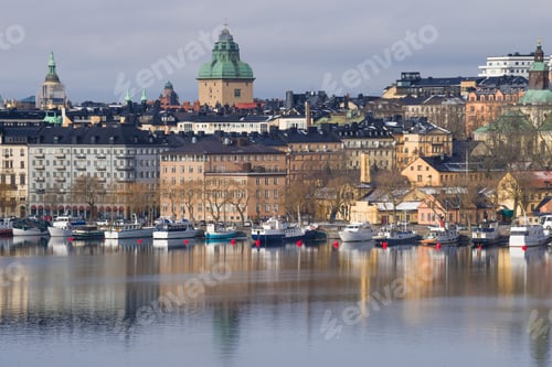 Preview: Old Town District On A March Afternoon. Stockholm, Sweden