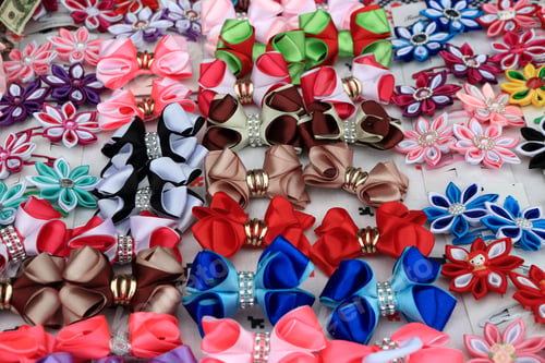 Preview: Various Hair Clips On Counter In A Market