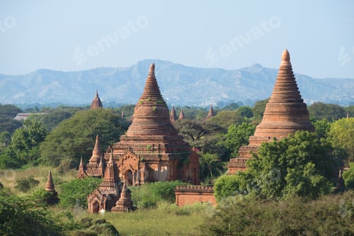 Preview: Buddhist Temples Ancient Pagan Kingdom. Bagan, Myanmar