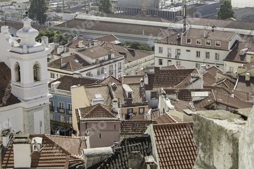 Preview: Houses In Lisbon From Lookout Tower Holidays