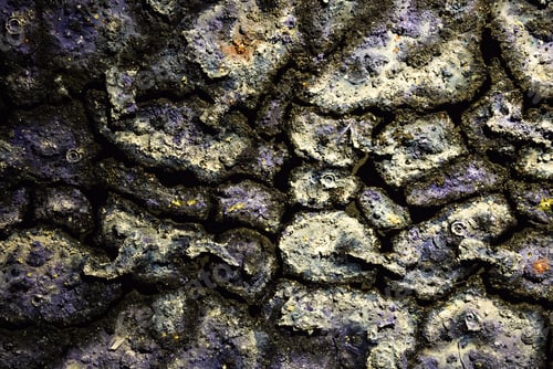 Preview: Rough Texture Of Volcanic Stone, Detail And Cracks