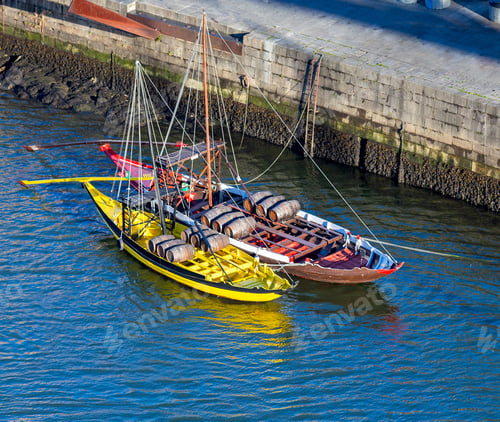 Preview: Special Boats For Carrying Wine Along The River Duero.