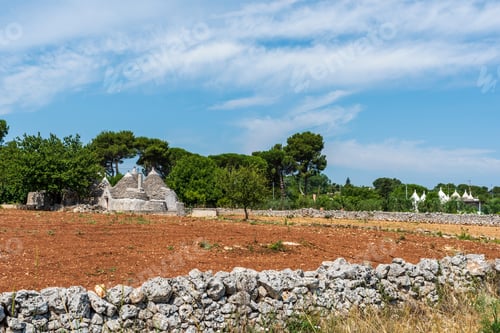 Preview: Trulli In The Itria Valley. Puglia, Italy.