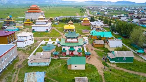 Preview: Ivolginsky Datsan. Buddhist Temple Located In Buryatia, Russia. Was Opened In 1945 As The Buddhist