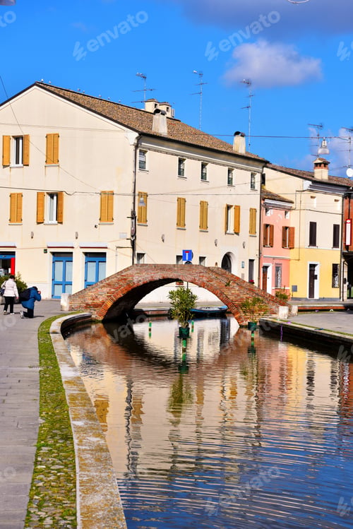 Preview: Small Italian Town Comacchio Also Known As "The Little Venice", Emilia Romagna Region, Province Of