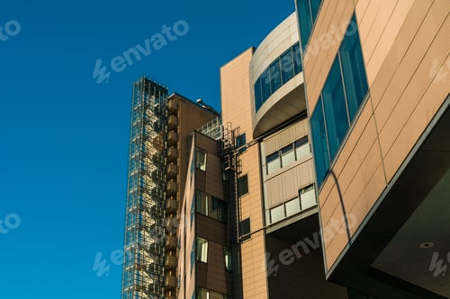 Preview: Big And High Contrasted Financial Building